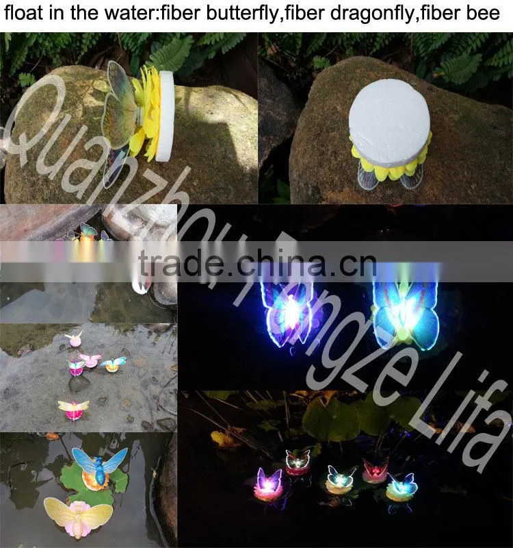 LED fiber optic light dragonfly/dragonfly fiber optic lights for holiday