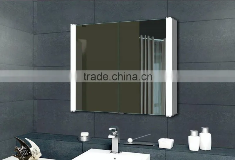 Fluorescent Light Backlit Mirror Cabinet