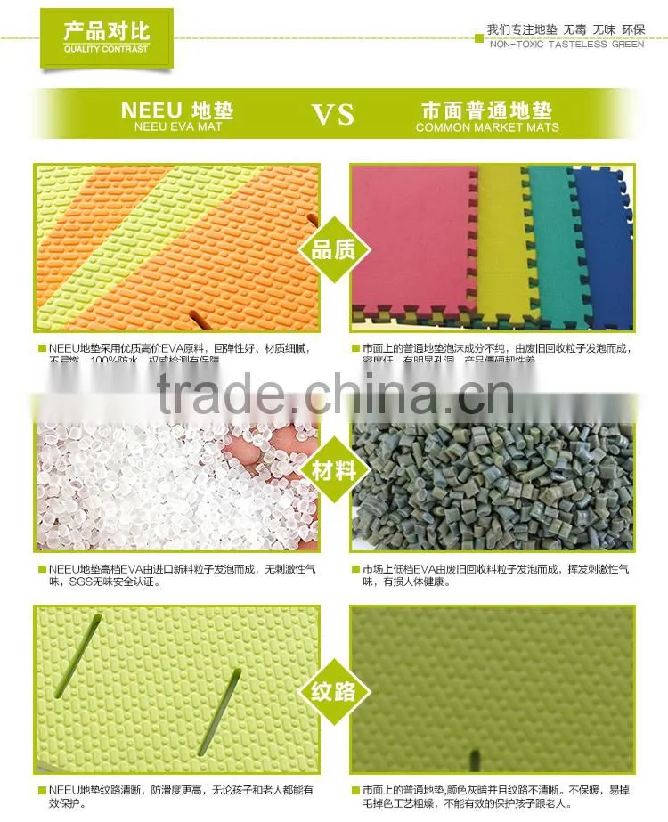 anti-slip waterproof EVA rubber bath mat