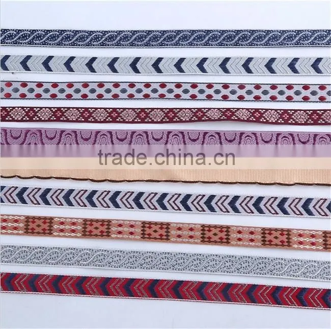 China Suppliers Jacquard Ethnic Ribbon Trim