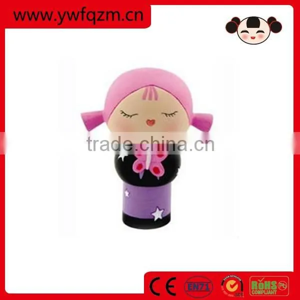new design japanese wood doll for birthday souvenirs