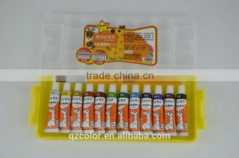 12clolor 6ml professional gouache color set