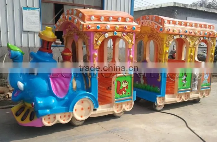 Kids Outdoor Games Equipment Electric Adult Train Used Road Train For Sale