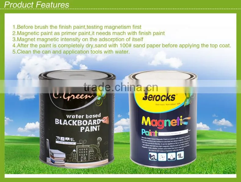 non-toxic magnetic blackboard paint/ Cheap magnetic paint Made in China