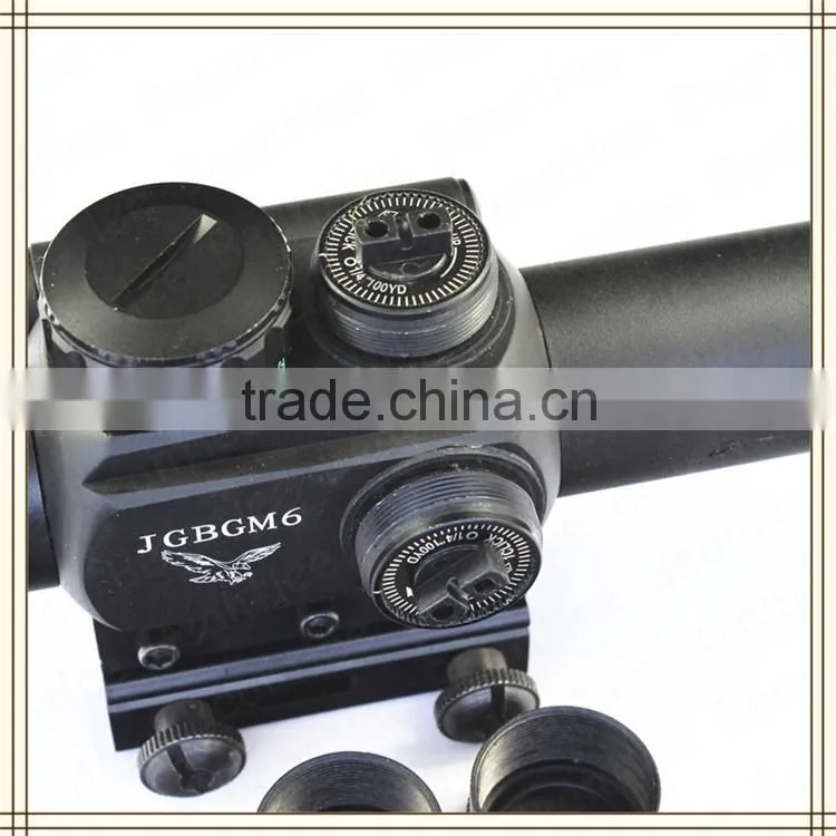 Cheap high quality universal riflescope with illumination built-in and Mil-Dot reticle for hunting shotgun
