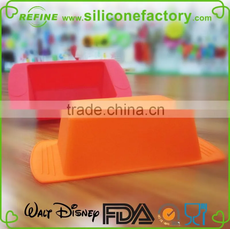 100% food grade non-stick platinum silicone loaf pan bake mold