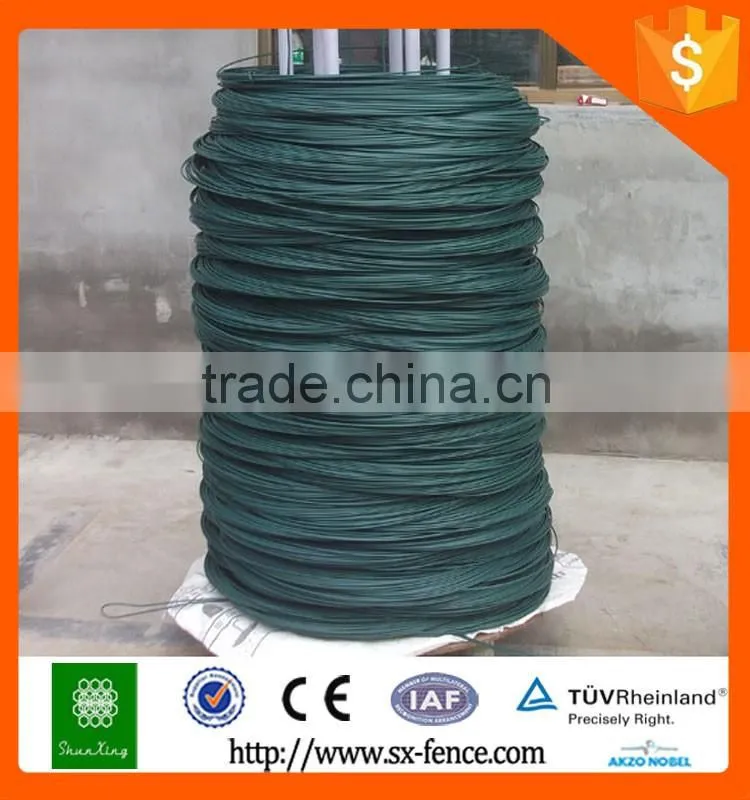 pvc coated wire/pvc coated iron wire/pvc coated tie wire
