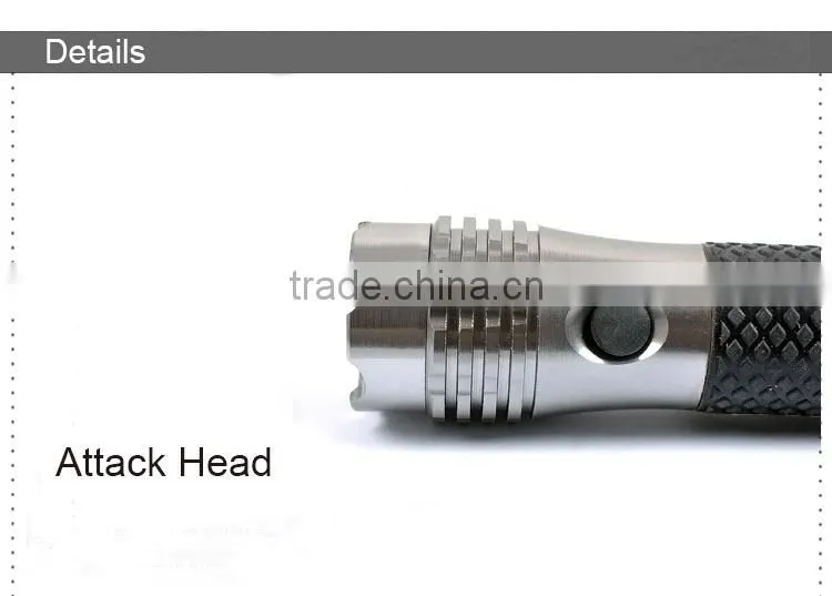 Hot 1watt Car Charging best rechargeable led flashlight with compass and rechargeable battery