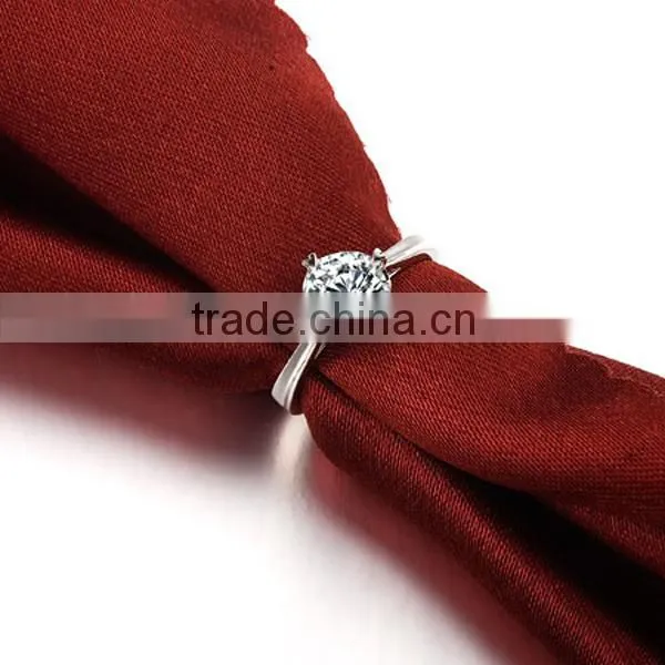2016 Wholesales Vogue 925 Sterling Silver Four Heart Ring