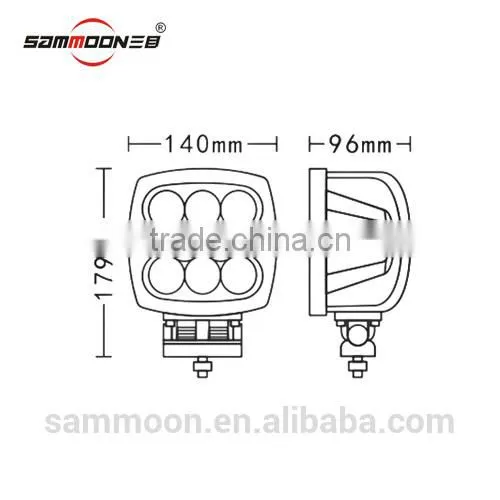 Sammoon LED work light lamps driving light head light original fctory atv suv boat