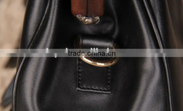 2014 vintage style PU women handbags fashion shoulder bag
