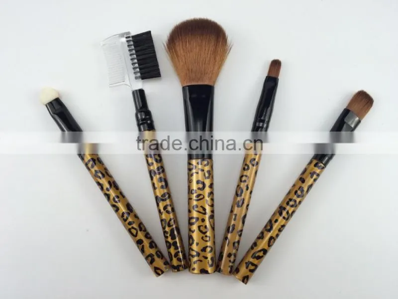 Attention! For girls 5pcs blister packing cheap makeup brush sets