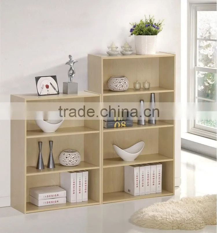 melamine beech bookcase