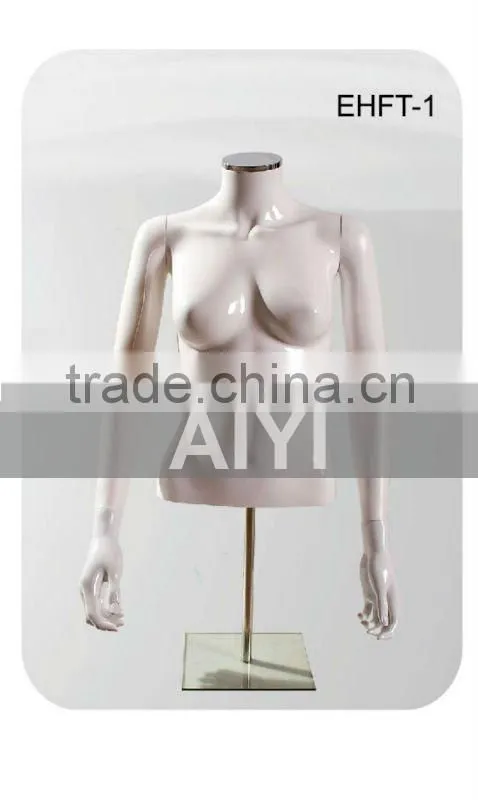 cheap good quality half body female mannequin