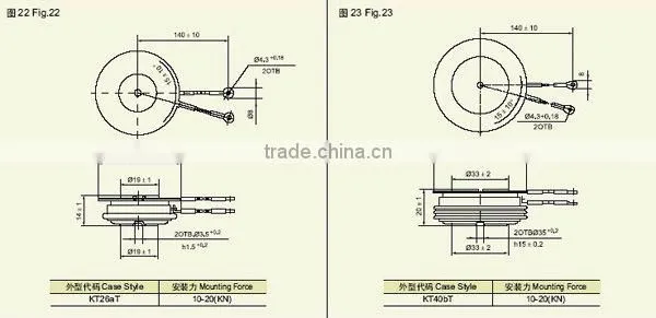 Russian Type Semiconductors T123 T133 T143 T153 T253 T173 200-4000A