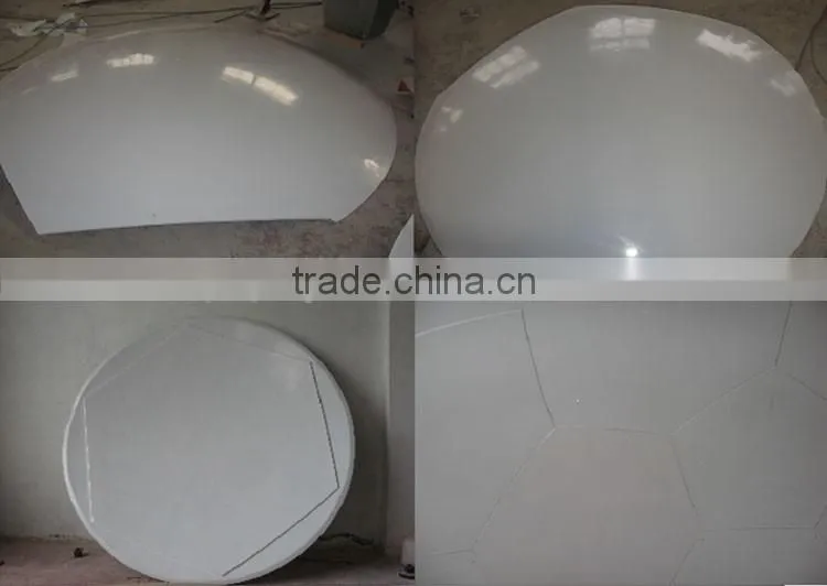 Panelized movable popular fiberglass prefab geodesic house dome