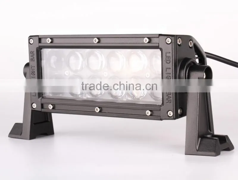 High power 72w 180w auto led work light bar with sliding mounting bracket