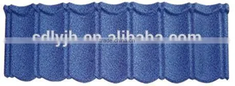 Colorful stone coated metal roofing tiles of construction materials