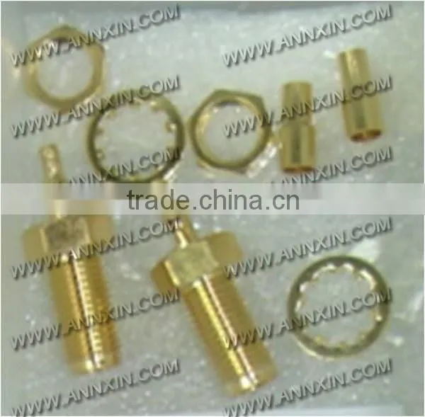 Durable hot sell sma type bulkhead connector rg174