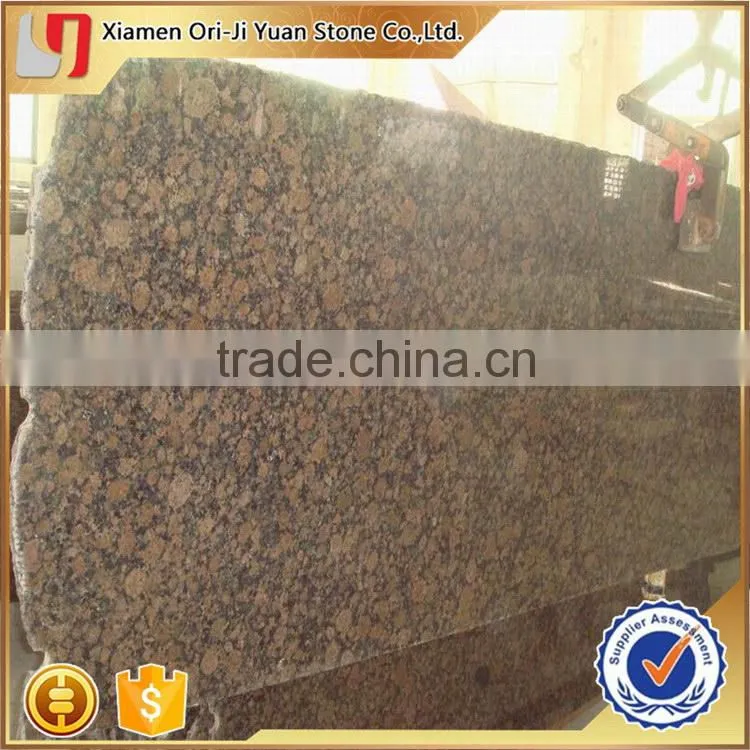 Newest best sell baltic brown polished big granite slab