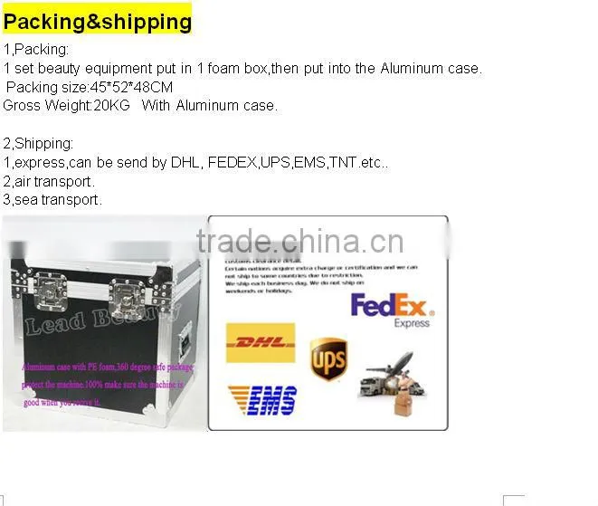 2014 New Multifunctional fractional rf skin care beauty salon equipment