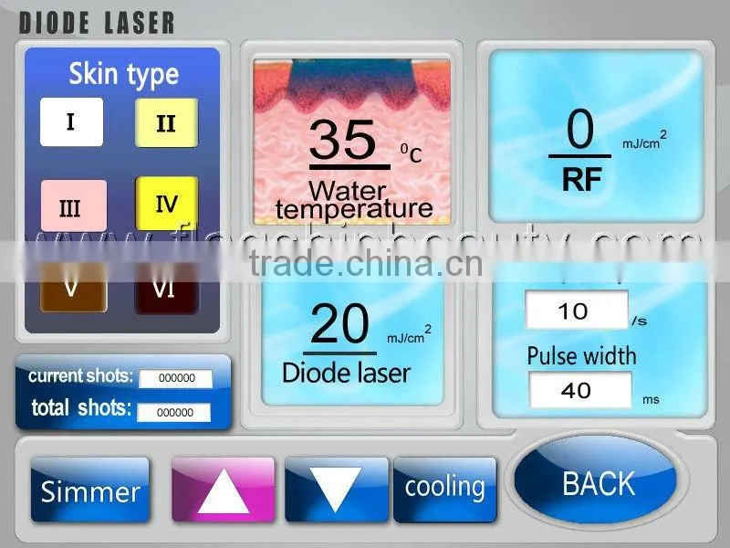 808 diode laser for hair removal