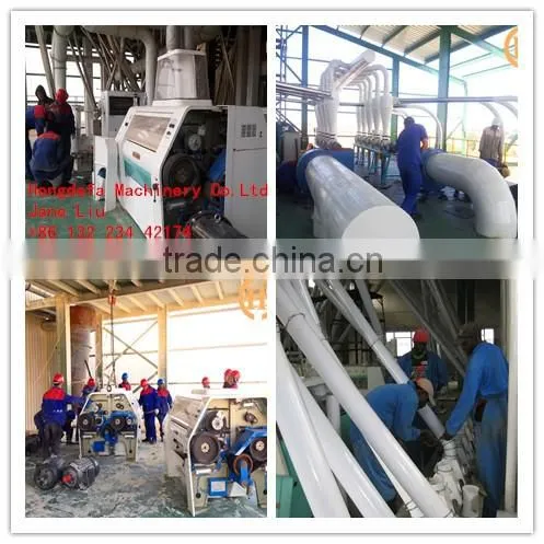 flour mill plant with automatic packing machine
