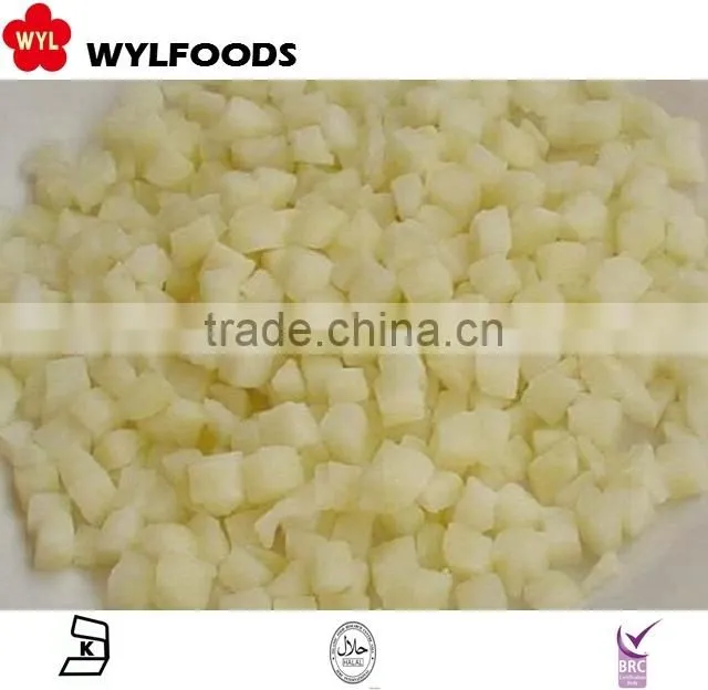 IQF frozen apple dices