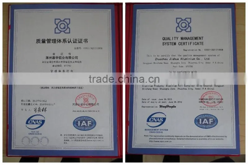 disposable take away aluminium foil food container