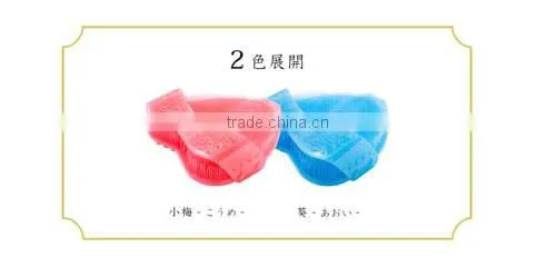 Healthy Foot Washer Jelly Clear Pink and Blue Made in Japan Foot Care Product
