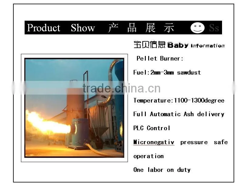 Rice Husk Burner provide Heating Resource for Dryer