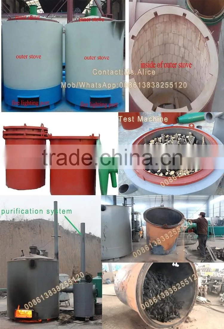 Wood Charcoal Machine charcoal burning machine