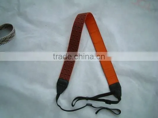 Black leather hight quanlity Camera Strap with Nikon Logo for Japan Market