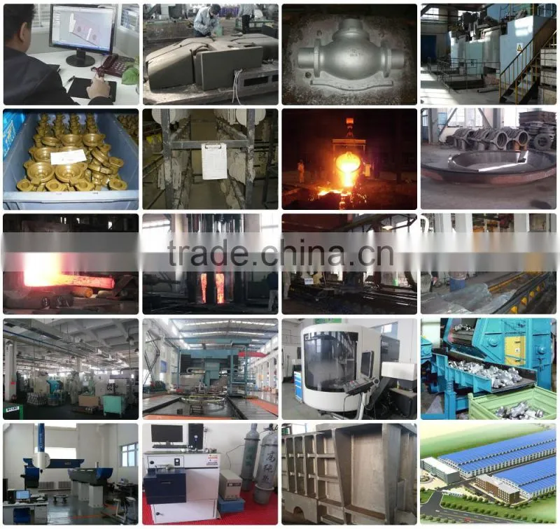 China manufacturer steel casting machinery parts