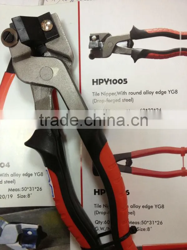 tile nipper with the plastic head