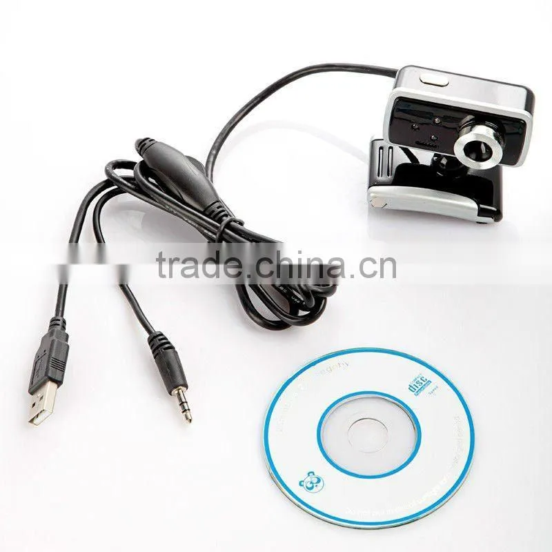 USB 2.0 30M 3 LED PC Camera HD Webcam Camera Web Cam with MIC for Computer PC Laptop