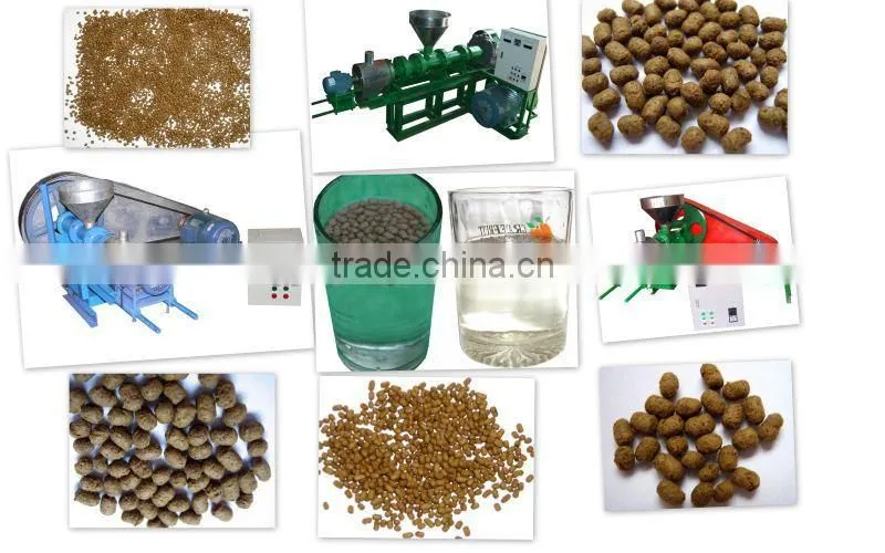 Extruder floating/sinking floating fish food making machine