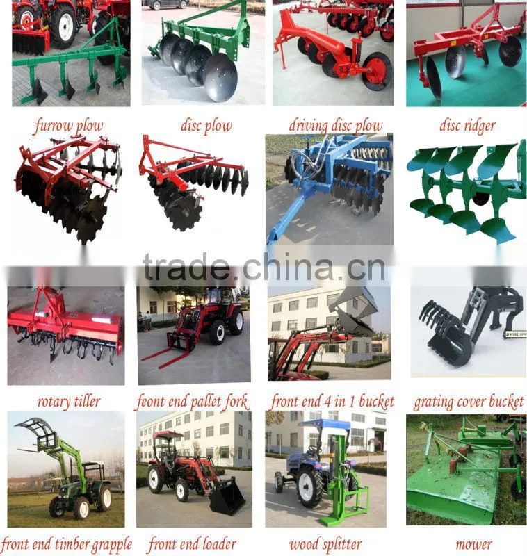 Professional agricultural 704 4wd tractor with good performance
