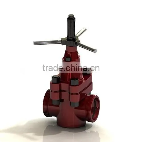 Manual Resilient Mud Gate Valve with Flange
