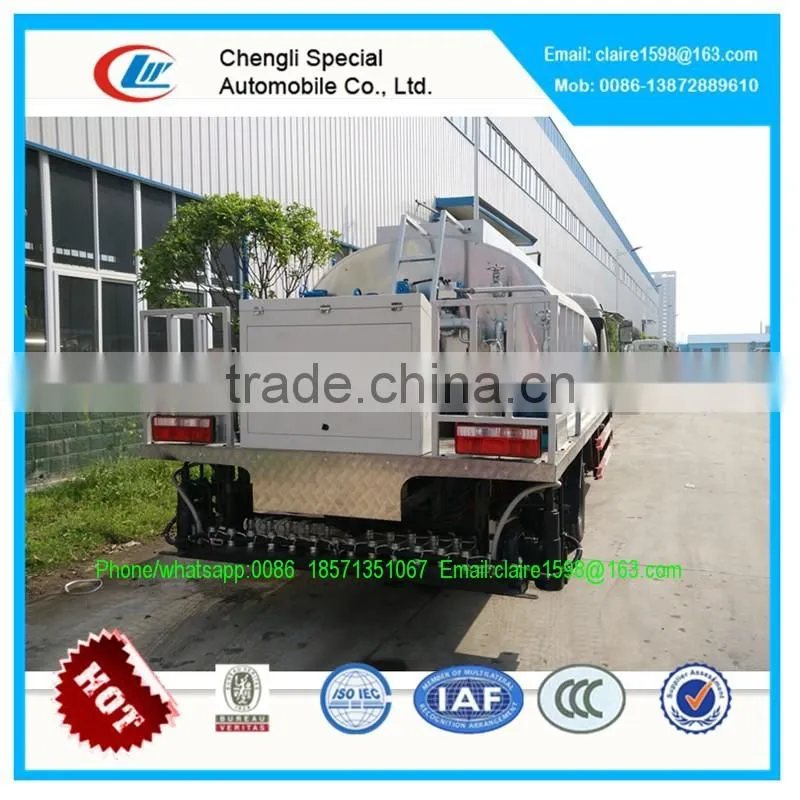 DongFeng intelligent asphalt spray truck 8CBM , asphalt distributor trucks for sale