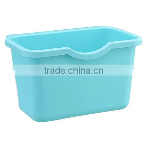 Candy-color suspensible storage box/ rubbish can--blue S)
