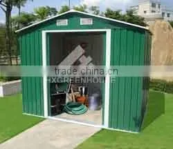 New-style polycarbonate sheet greenhouse with green powder coated HX65214G