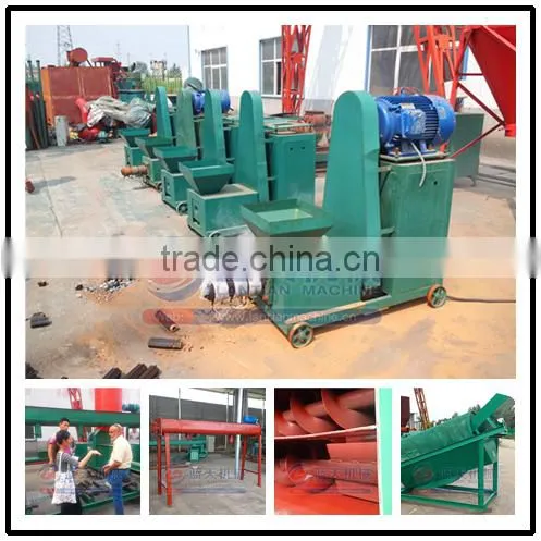 High quality ISO approved wood sawdust briquettes manufacturing machines charcoal briquette extruder machine for making rod