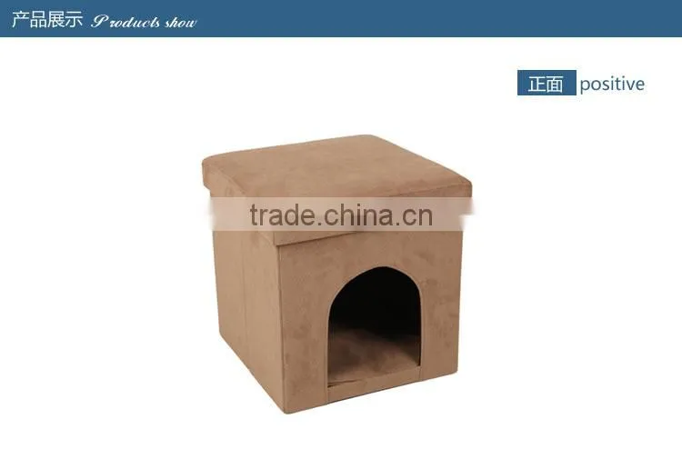 Pet house ottoman , dog and cat folding ottoman , pet ottoman