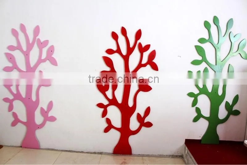 home decorative wooden cloth hanger colorful wall hangers