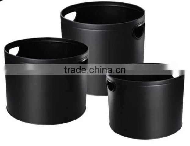 Offlce Open Top Garbage Bin Set Oval Waste bin Manufacturer