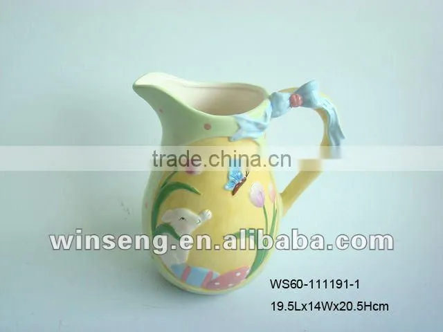 Cheap Ceramic Easter Rabbit Milk Pot