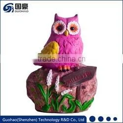 Sweet outdoor home decor owl Resin garden Stepping Stones