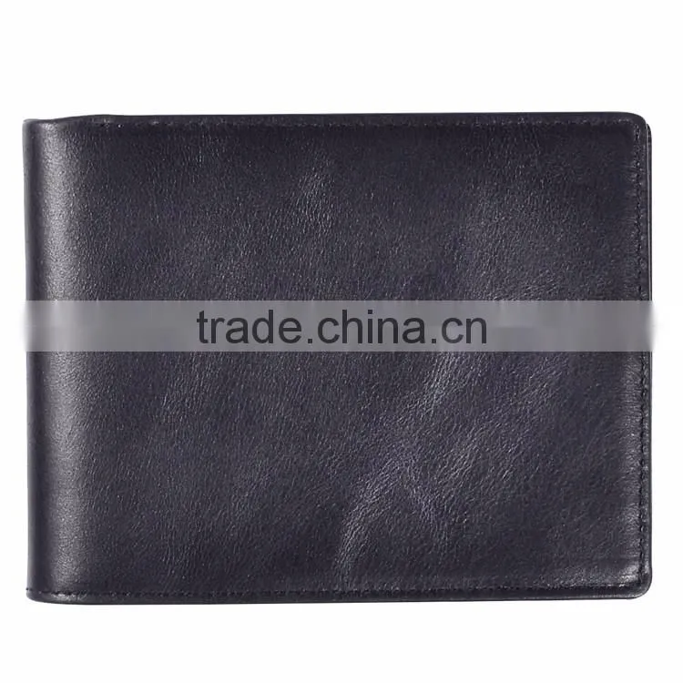Tianhooo RFID Blocking Minimalist Genuine Leather Slim Front Pocket Wallet