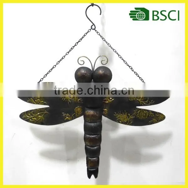 Outdoor garden series metal dragonfly garden decoration